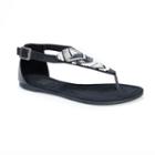 Muk Luks Zena Women's Sandals, Girl's, Size: 10, Black