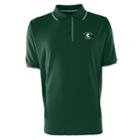 Men's Michigan State Spartans Elite Desert Dry Xtra-lite Pique Polo, Size: Xxl, Green
