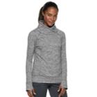 Women's Zeroxposur Luxe Space-dye Funnel Neck Top, Size: Xxl, Grey
