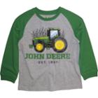 Boys 4-7 John Deere Tractor John Deere Est. 1837 Raglan Graphic Tee, Size: 4, Light Grey