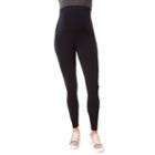 Maternity Pip & Vine By Rosie Pope Belly Panel Dress Pants, Women's, Size: Xl Sh-mat, Black