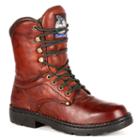 Georgia Boot Eagle Light Men's 8-in. Work Boots, Size: 10 Wide, Brown