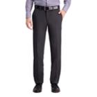 Men's Haggar&reg; Cool 18&reg; Pro Straight-fit Wrinkle-free Flat-front Super Flex Waist Pants, Size: 34x30, Dark Grey