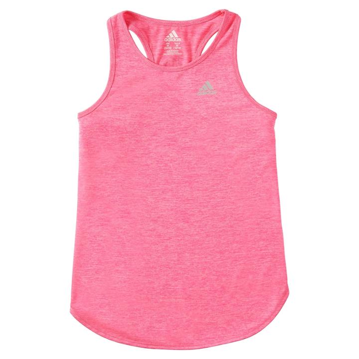 Girls 4-6x Adidas Cool Down Racerback Tank Top, Size: 4, Brt Pink