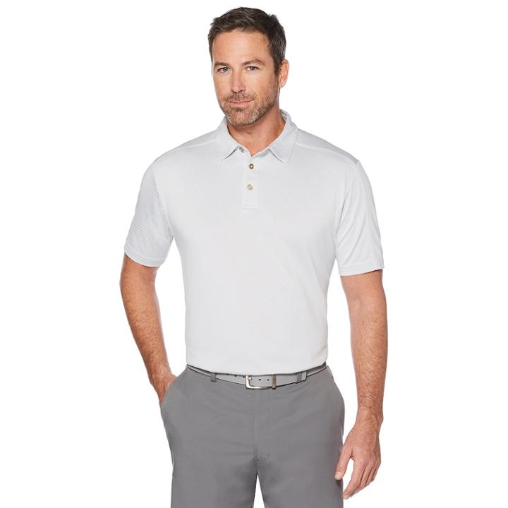 Men's Grand Slam Regular-fit Motionflow Performance Golf Polo, Size: Xxl, White