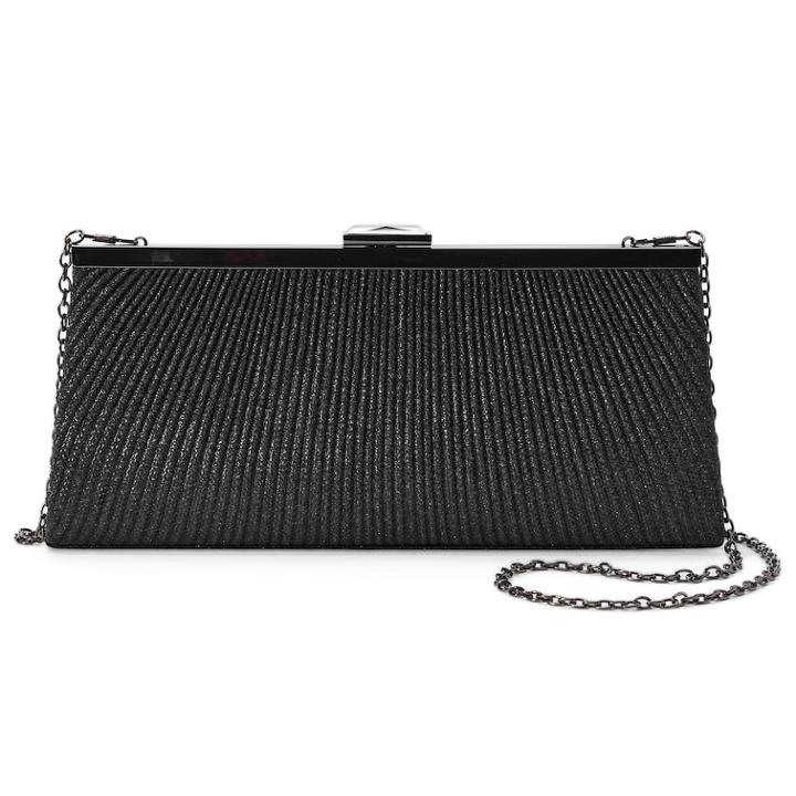 Gunne Sax By Jessica Mcclintock Sloan Pleated Crossbody Clutch, Women's, Black