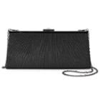 Gunne Sax By Jessica Mcclintock Sloan Pleated Crossbody Clutch, Women's, Black
