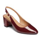 A2 By Aerosoles Silver Age Women's Slingback Heels, Size: 7, Red