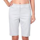Women's Tail Classic Bermuda Golf Shorts, Size: 6, Light Grey