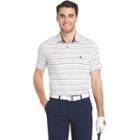 Men's Izod Swingflex Classic-fit Striped Performance Golf Polo, Size: Medium, White Oth