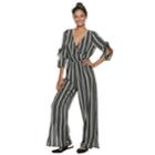 Juniors' Speechless Tie Sleeve Jumpsuit, Teens, Size: Medium, Oxford