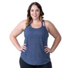 Plus Size Soybu Debbie Racerback Yoga Tank, Women's, Size: 3xl, Dark Blue