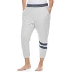Juniors' Plus Size So&reg; Beach Squad Crop Jogger Pants, Size: 1xl, Light Grey