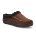 Men's Dockers&reg; Rugged Microsuede Clog Slippers, Size: Large, Brown
