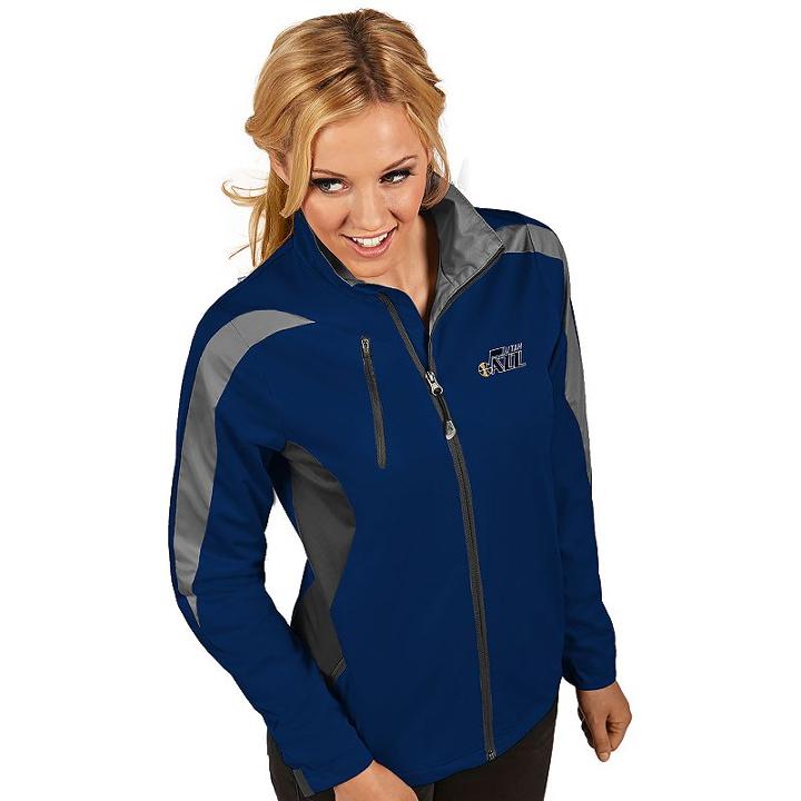 Women's Antigua Utah Jazz Discover Pullover, Size: Medium, Blue (navy)
