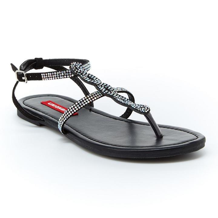 Unionbay Twist Women's Sandals, Girl's, Size: 7, Black