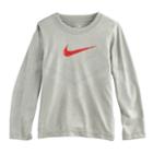 Boys 4-7 Nike Reflective Mesh Dri-fit Tee, Size: 7, Grey Other