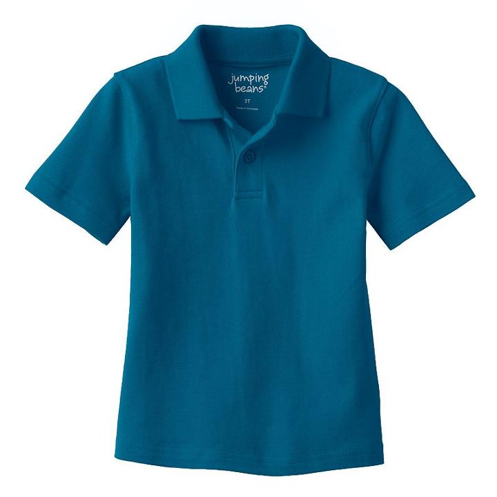 Boys 4-10 Jumping Beans&reg; Pique Short Sleeve Polo, Boy's, Size: 6, Blue
