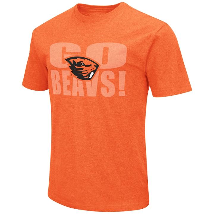 Men's Oregon State Beavers Motto Tee, Size: Small, Drk Orange