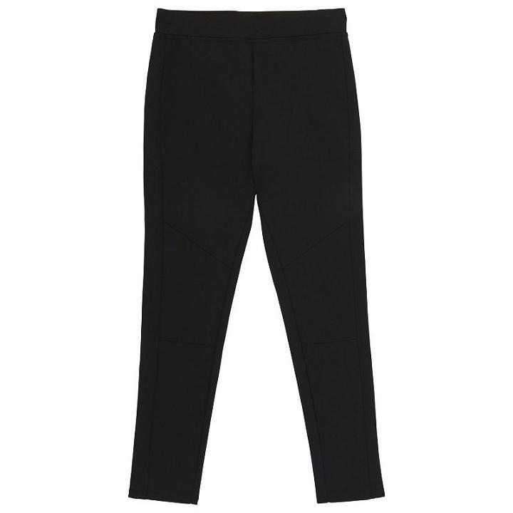 Girls 4-6x French Toast Ponte Pants, Girl's, Size: 4, Black