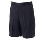 Men's Pebble Beach Classic-fit Dobby Diamond Cargo Performance Golf Shorts, Size: 40, Black