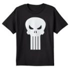 Boys 8-20 Marvel The Punisher Glow-in-the-dark Tee, Size: Small, Black