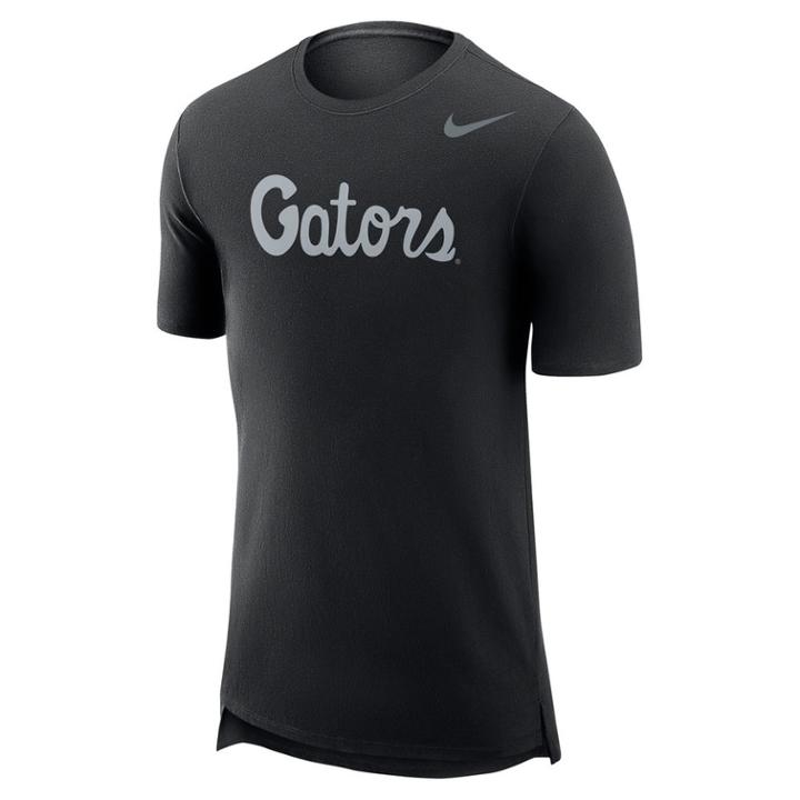 Men's Nike Florida Gators Enzyme Droptail Tee, Size: Large, Black