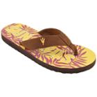 Men's Arizona State Sun Devils Tropical Flip-flops, Size: Medium, Med Beige