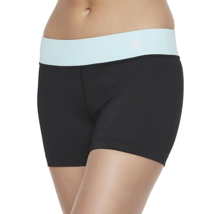 Women's Fila Sport® Reflective Performance Shorts, Size: Medium, Light Blue