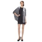 Madden Nyc Crushed Velvet Ruana, Women's, Grey