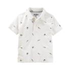 Boys 4-12 Oshkosh B'gosh&reg; Patterned Polo Shirt, Size: 10, Ivory Marlins