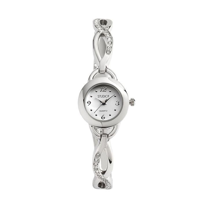 Studio Time Women's Infinity Watch, Size: Small, White
