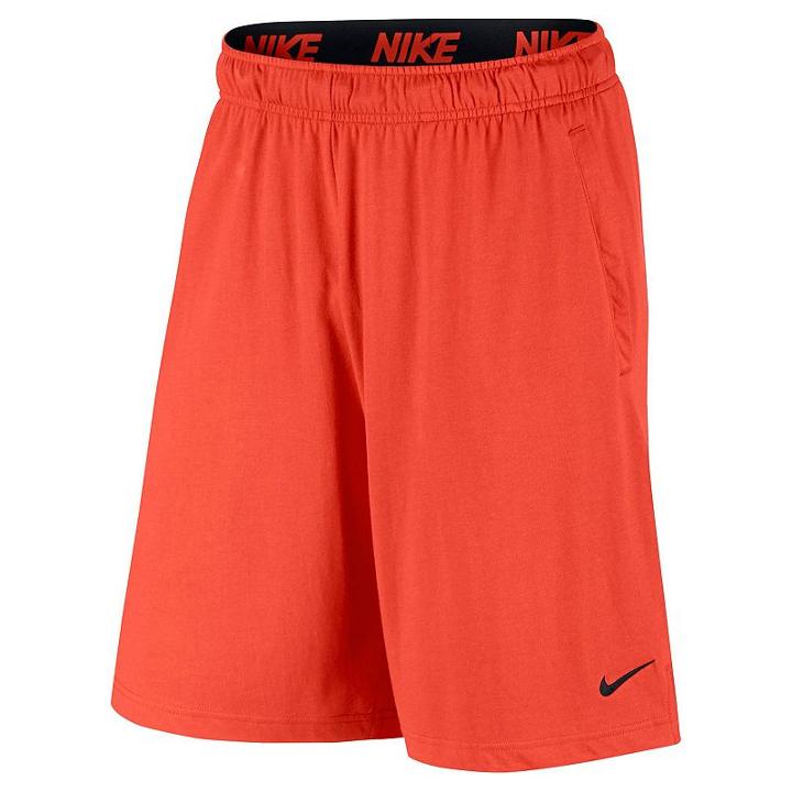 Men's Nike Dri-fit Cotton Shorts, Size: Xxl, Orange Oth