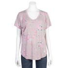 Juniors' Grayson Threads Relaxed Floral Graphic Tee, Teens, Size: Xs, Black