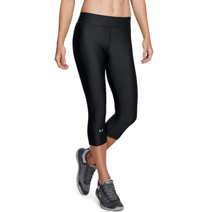 Women's Under Armour Heatgear Capri Leggings, Size: Xl, Black