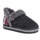 Women's Muk Luks Magdalena Knit Slippers, Size: Small, Black