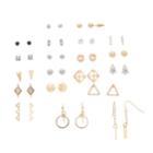 Mudd&reg; Geometric, Love Knot & Arrow Nickel Free Earring Set, Women's, Multicolor