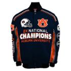 Men's Franchise Club Auburn Tigers Commemorative Varsity Jacket, Size: 4xl, Black