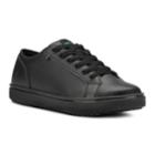 Emeril Canal Women's Water Resistant Leather Work Sneakers, Size: 8.5 Wide, Black