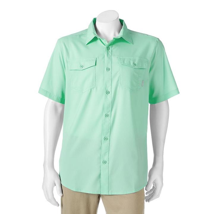 Columbia, Men's Omni-wick Pacific Breeze Button-down Shirt, Size: Xxl, Blue