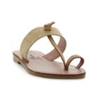 Seven7 St. Tropez Women's Sandals, Girl's, Size: 11, Beig/green (beig/khaki)
