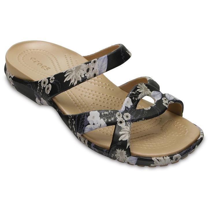 Crocs Meleen Twist Women's Graphic Sandals, Size: 7, Oxford