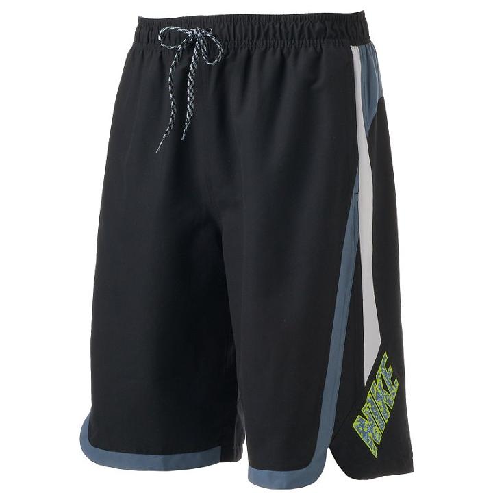 Big & Tall Nike Beacon Microfiber Volley Shorts, Men's, Size: 3xl Tall, Black