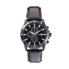 Citizen Men's Leather Chronograph Watch - An3575-03e, Black