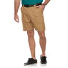 Big & Tall Croft & Barrow&reg; Relaxed-fit Side-elastic Twill Cargo Shorts, Men's, Size: 46, Med Brown