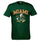 Men's Miami Hurricanes Pride Mascot Tee, Size: Small, Dark Green