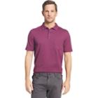 Men's Van Heusen Flex Stretch Striped Jacquard Polo, Size: Xxl, Purple Oth