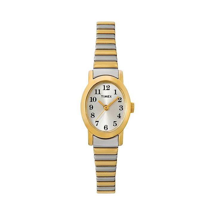 Timex Women's Cavatina Two Tone Stainless Steel Watch - T2m570 M9, Multicolor, Durable