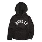 Toddler Boy Hurley Heathered Pull-over Hoodie, Size: 2t, Black