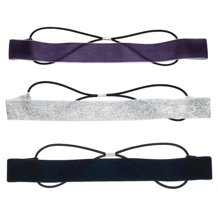 Mudd&reg; Velvet Head Wrap Set, Women's, Multicolor